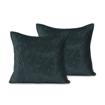 Set 2 fețe de pernă ameliahome laila, 45 x 45 cm, gri închis
