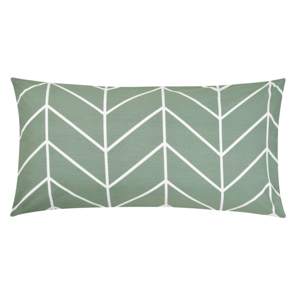 Set de 2 fețe de pernă decorative din bumbac by46 mirja, 40 x 80 cm, verde