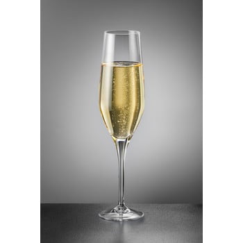 Set 2 pahare pentru șampanie crystalex amoroso, 200 ml