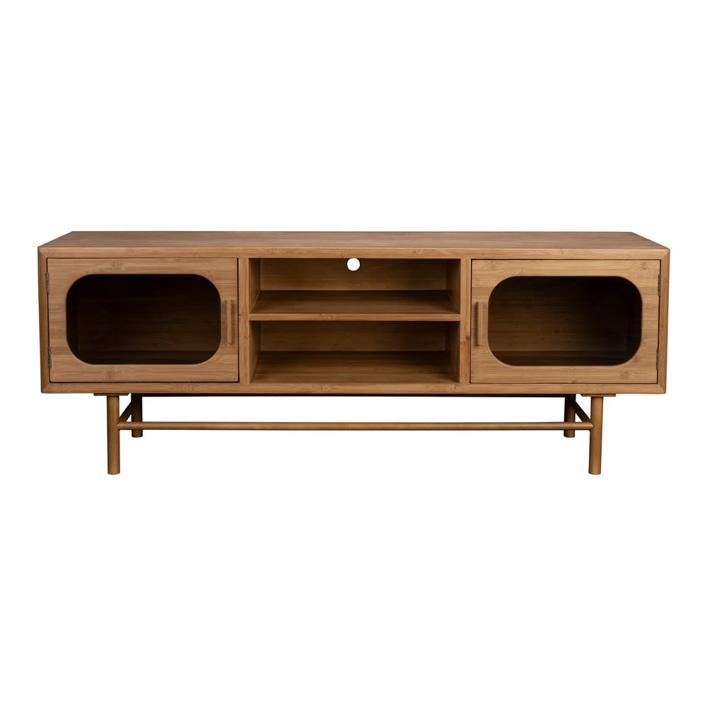Comodă TV în culoare naturală din bambus 150x55x40 cm Caroun – Dutchbone