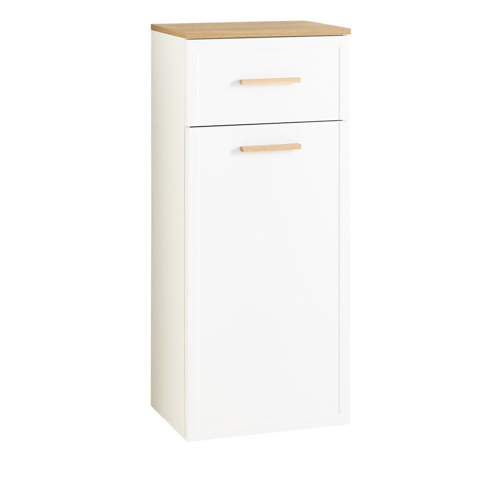 Dulap de baie alb jos/suspendat 104x45 cm Quickset 383 – Pelipal