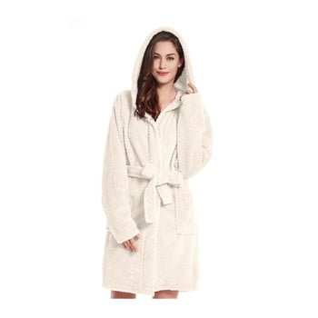 Halat unisex din microfibră, crem, decoking sleepyhead, măr. xl