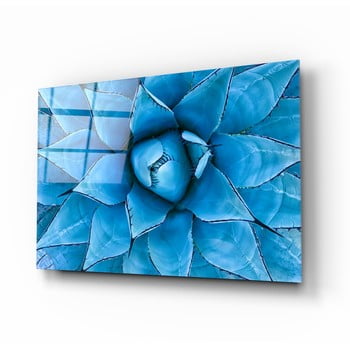Tablou din sticlă insigne micro flower, 72 x 46 cm