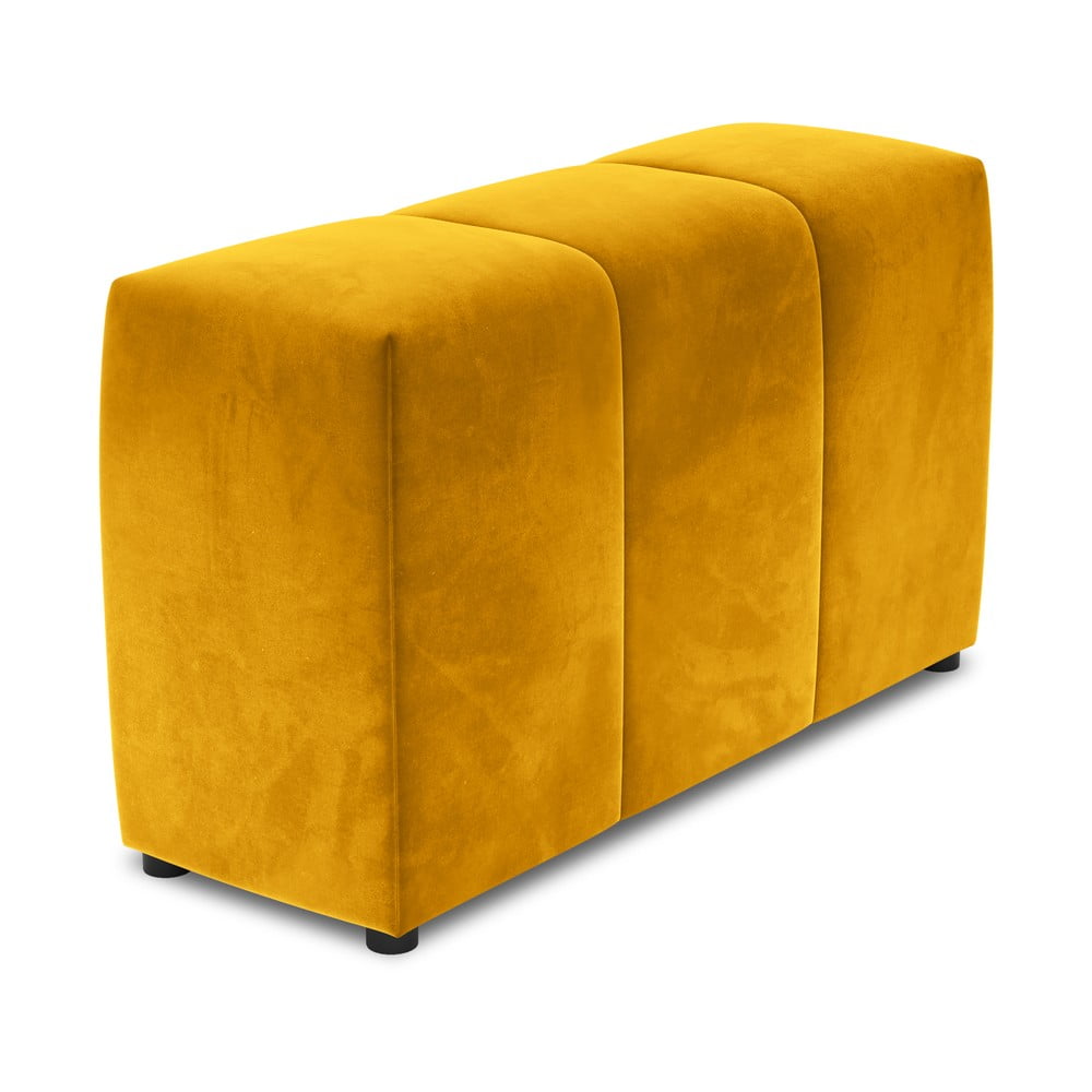 Spătar pentru canapea modulară galben cu tapițerie din catifea Rome Velvet – Cosmopolitan Design bonami.ro imagine model 2022