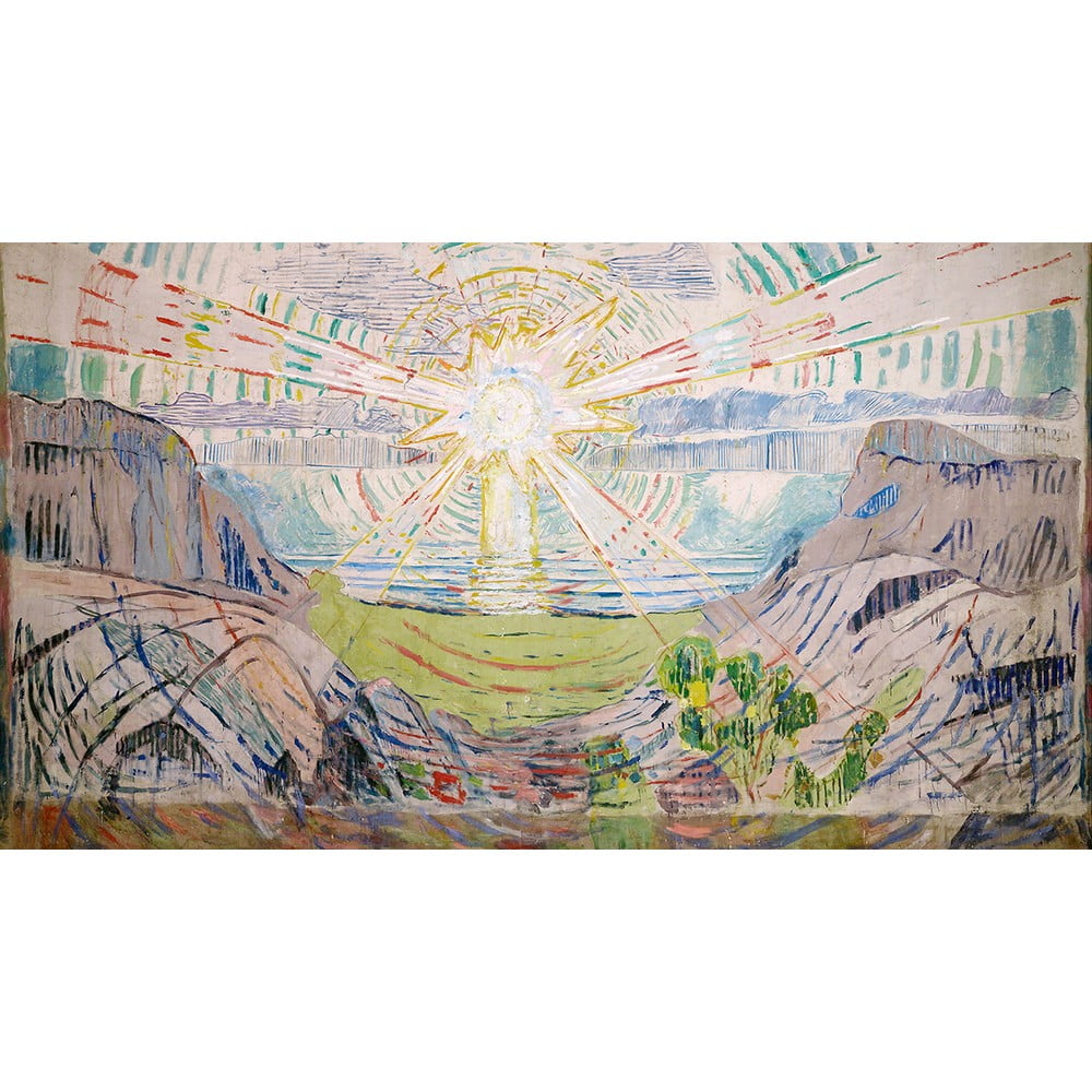 Reproducere tablou Edvard Munch – The Sun, 70 x 40 cm bonami.ro imagine 2022