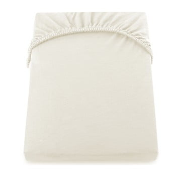 Cearșaf de pat crem deschis decoking amber collection, 220-240 x 200 cm