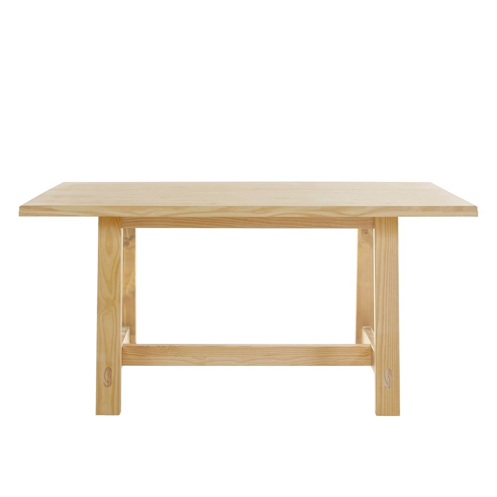 Masă de dining în culoare naturală din lemn de pin 90x160 cm Derby – Støraa