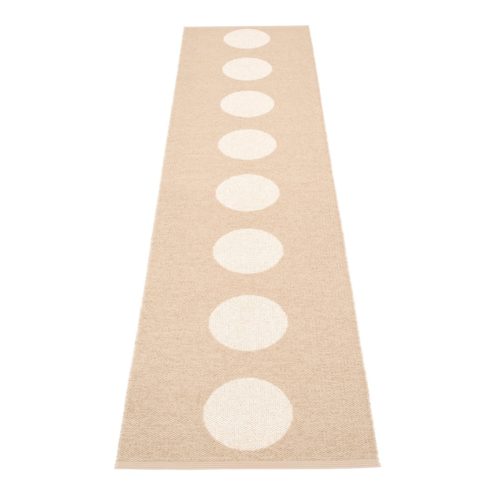 Covor tip traversă pentru interior și exterior bej 70x300 cm Vera Beige – Pappelina