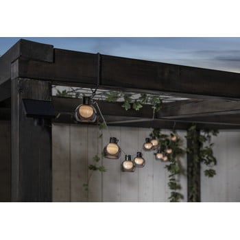 Șirag luminos pentru exterior cu LED Best Season Smoky, 10 becuri