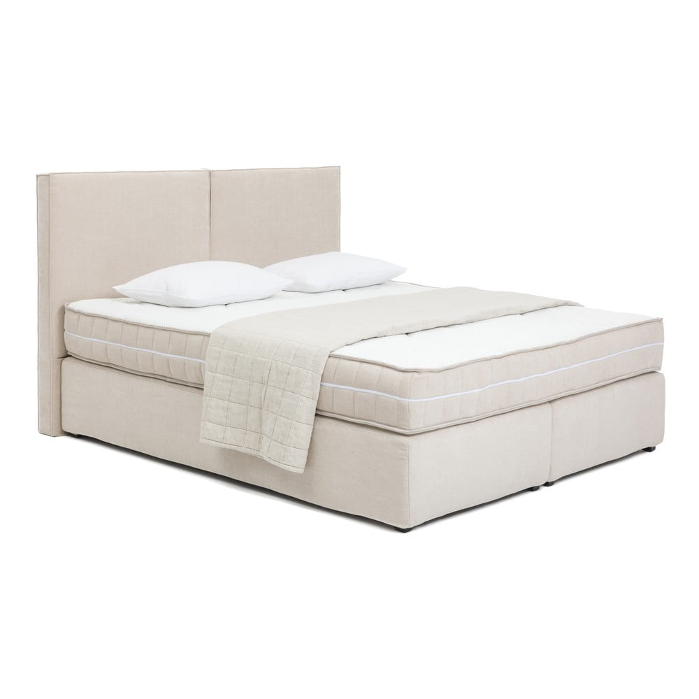 Pat boxspring bej 160x200 cm Olia Bold – Bonami Selection