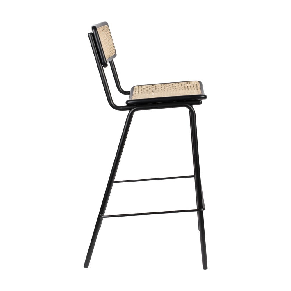 Set 2 scaune de bar din ratan negru, 106 cm Jort – Zuiver 106 imagine noua