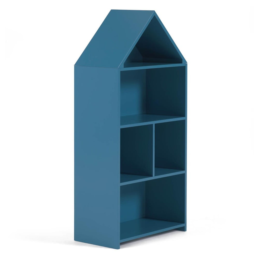 Bibliotecă pentru copii Kave Home Celeste, 50 x 105 cm, albastru 105