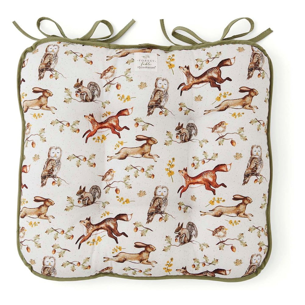 Pernă de scaun din bumbac 40x43 cm Forest Fable – Cooksmart ®