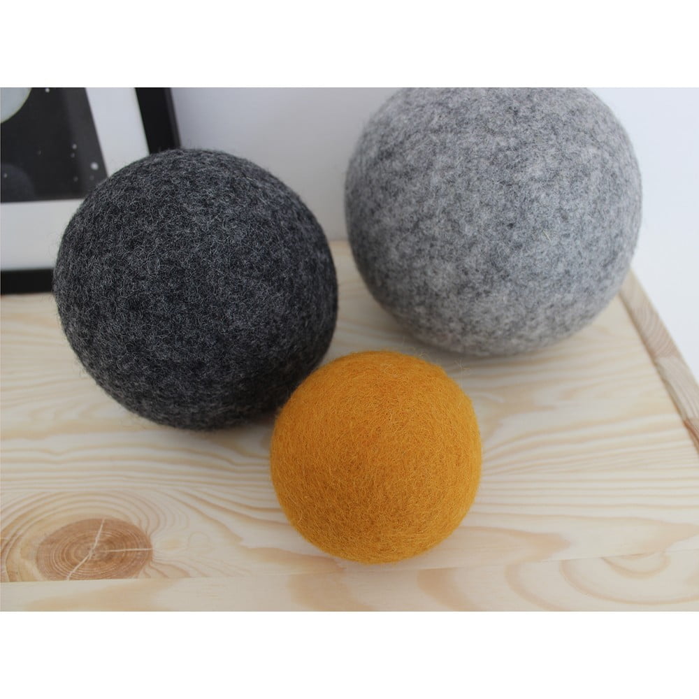 Set 3 mingii decorative din lână Wooldot Ball Set Sunflower bonami.ro imagine 2022