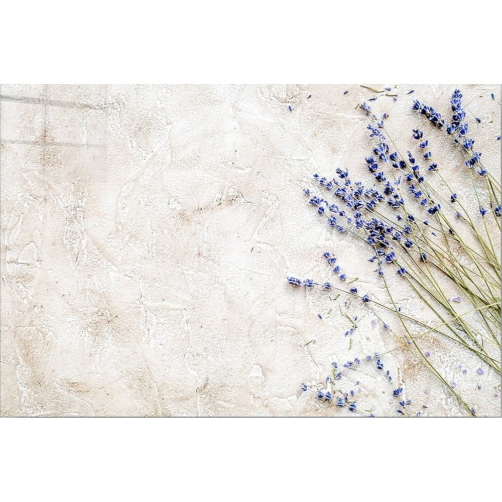 Tablou din sticlă 100x70 cm Lavender – Wallity