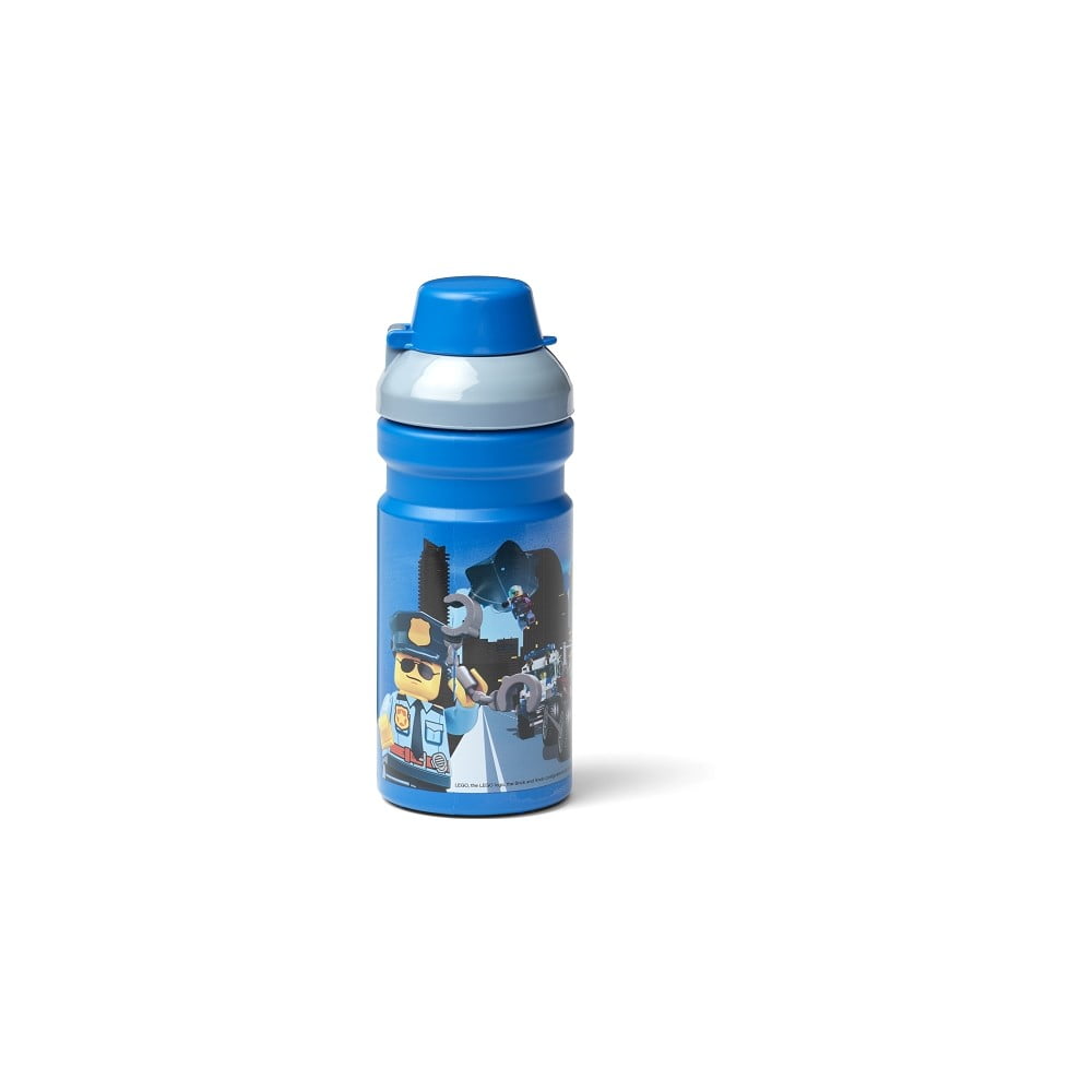 Sticlă de apă pentru copii LEGO® City, 390 ml, albastru bonami.ro