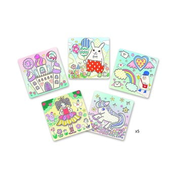 Set 4 șabloane djeco kawaii