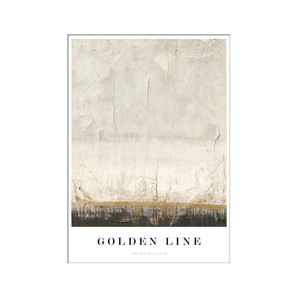 Poster cu ramă 52x72 cm Golden Line – Malerifabrikken