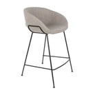 Set 2 scaune bar Zuiver Feston, înălțime scaun 65 cm, gri