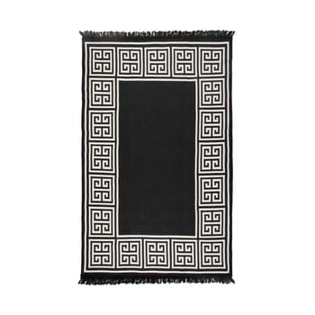 Covor reversibil cihan bilisim tekstil athena,120 x 180 cm, bej-negru