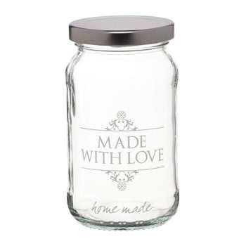 Borcan cu capac kitchen craft made with love, 454 ml