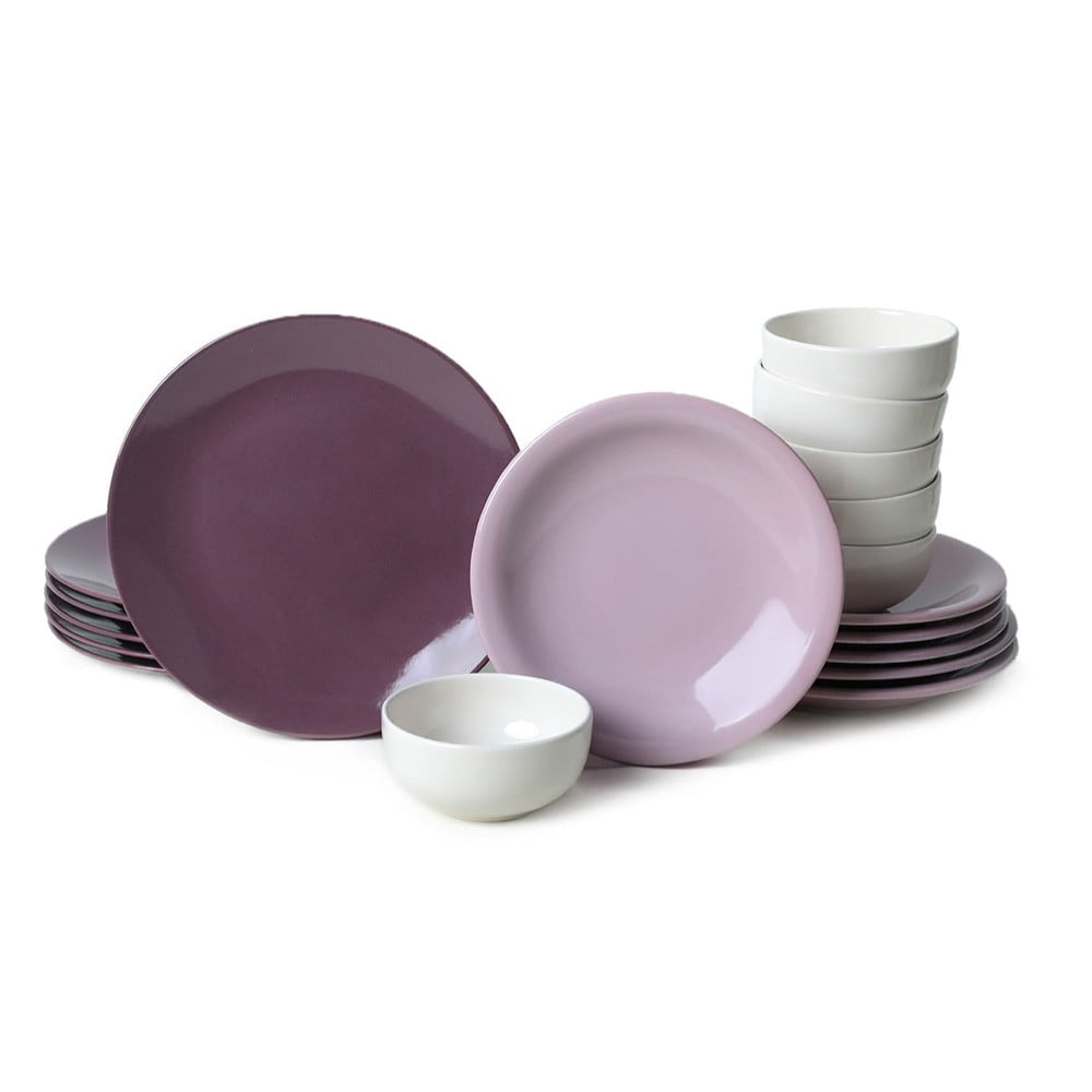 Serviciu de masă 18 buc. din ceramică – Hermia