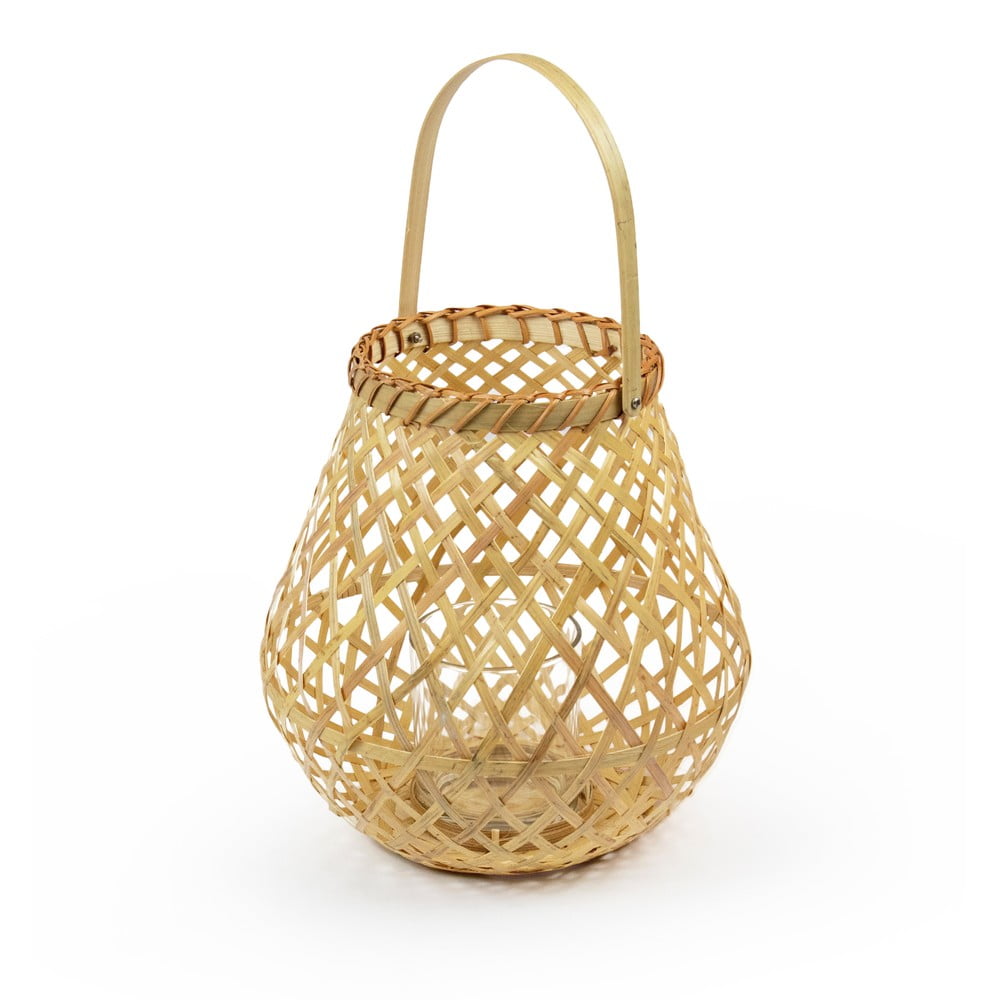 Felinar din bambus Compactor Bamboo Lantern, ⌀ 25 cm, natural bonami.ro imagine 2022
