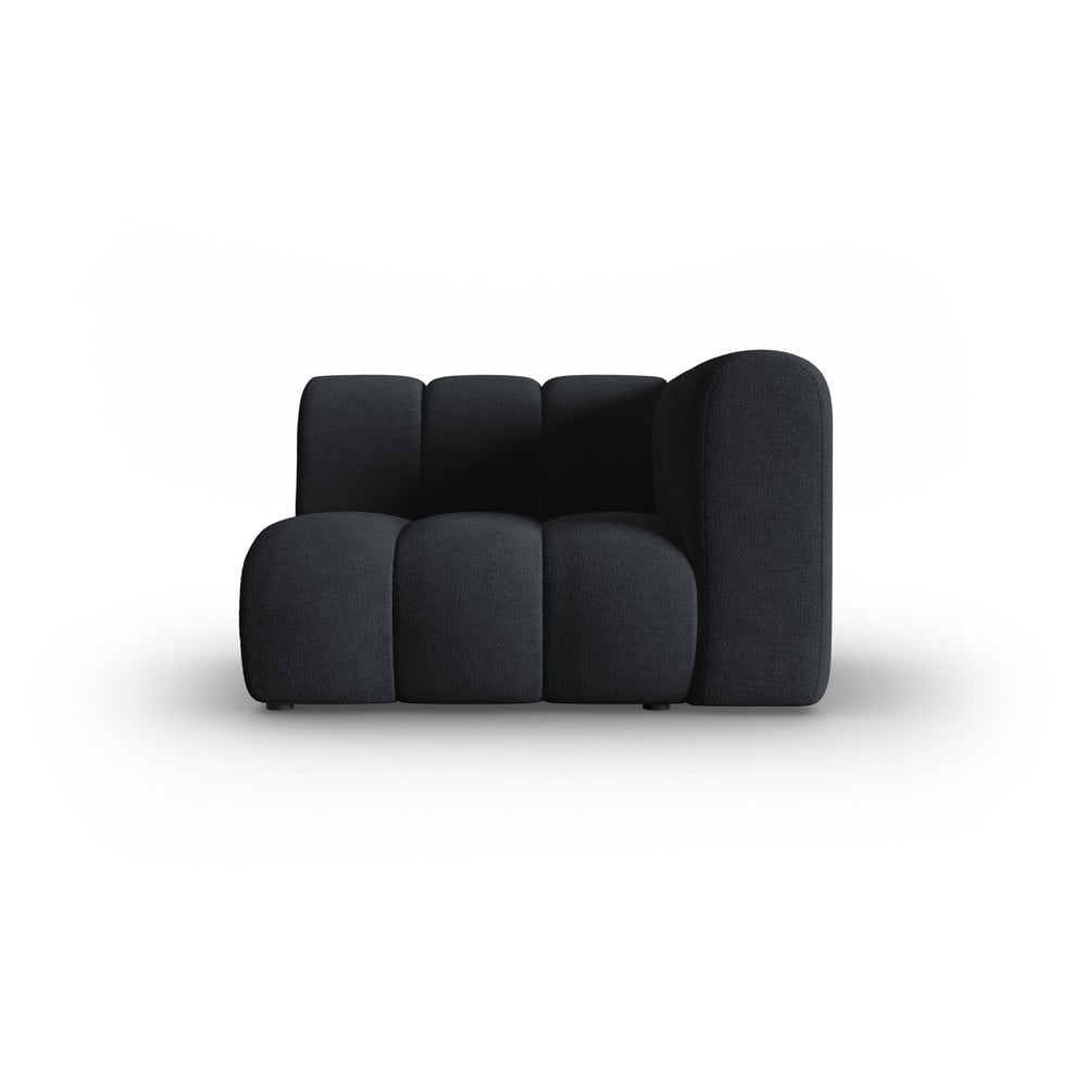 Modul pentru canapea negru (cu colț pe partea dreaptă) Lupine – Micadoni Home