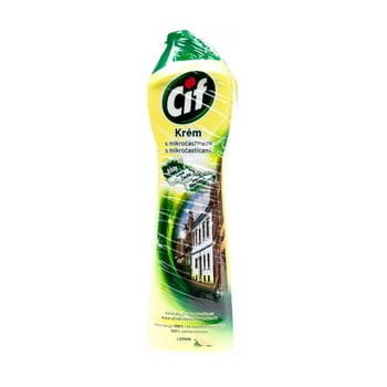 Soluție cremă de curățat pentru baie și bucătărie cif lemon, 500 ml