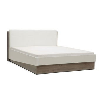 Pat dublu Mazzini Beds Dodo, 160 x 200 cm, alb