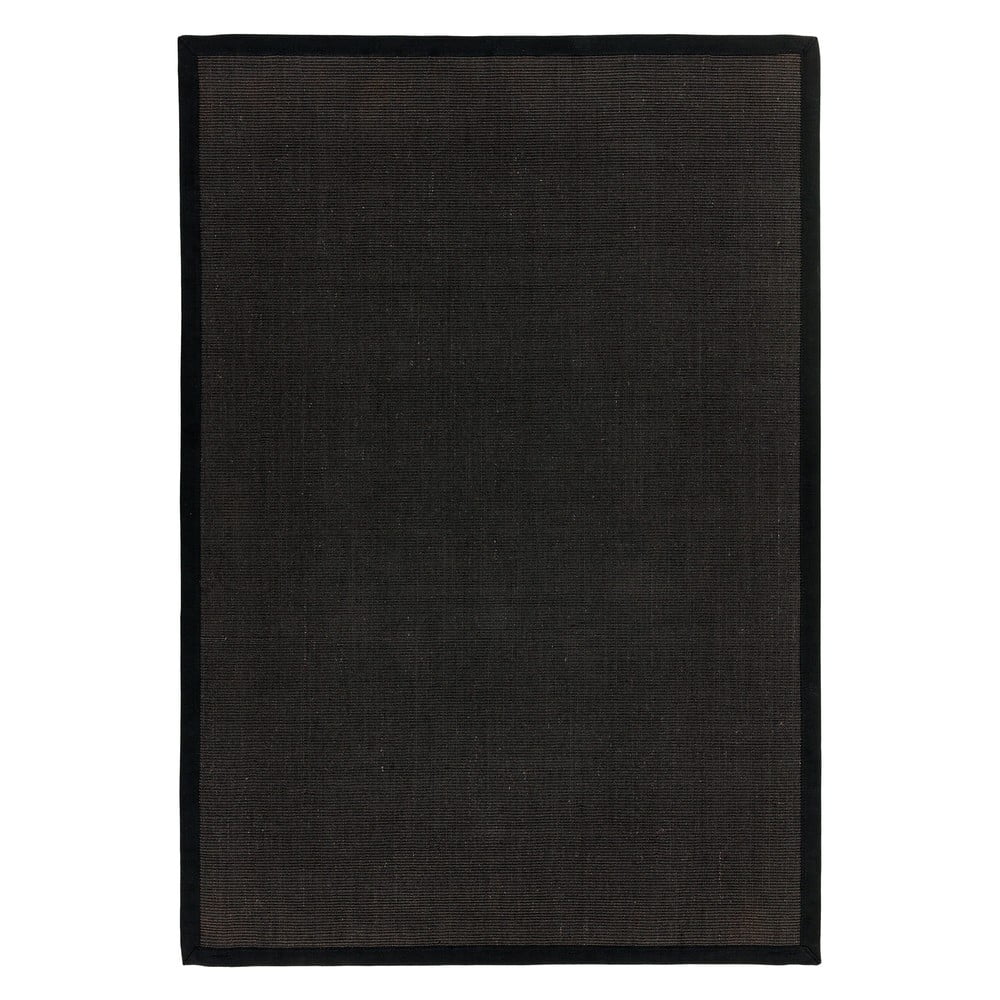 Covor negru 230x160 cm Sisal - Asiatic Carpets