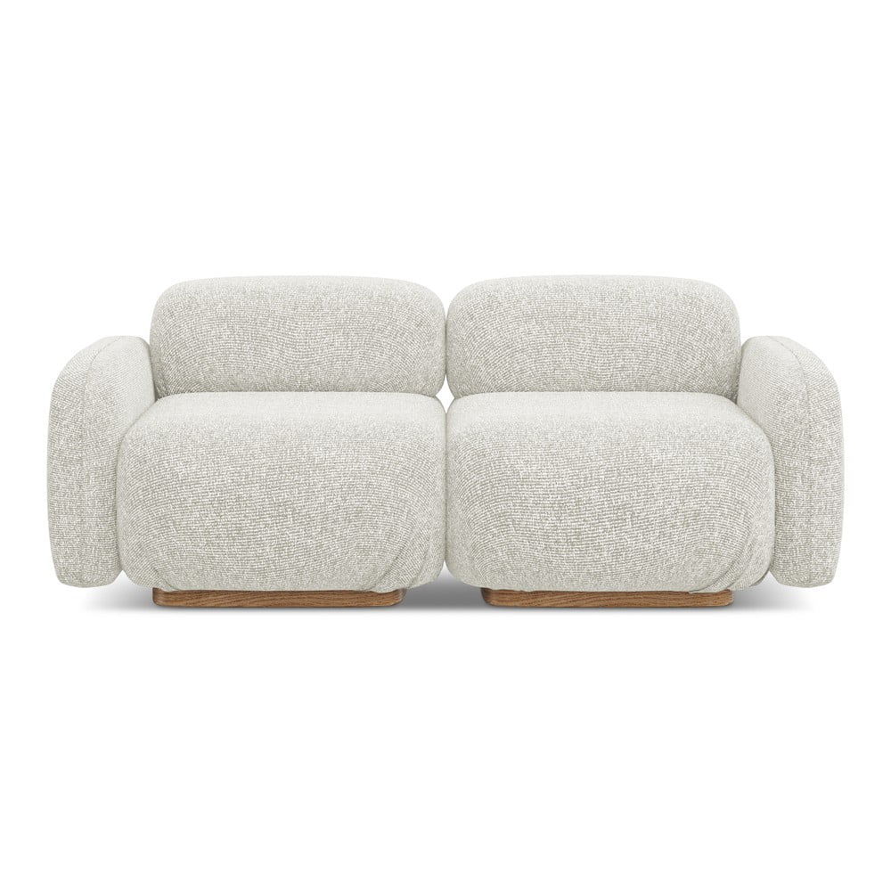 Canapea modulară crem 190 cm Ailani – Makamii