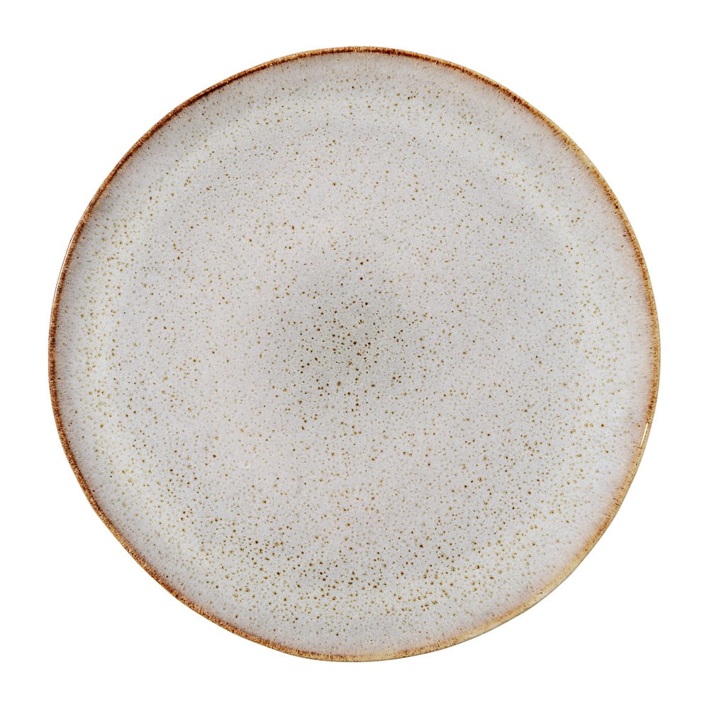 Farfurie de desert din gresie ceramică Bloomingville Sandrine, ø 22 cm, gri Bloomingville imagine 2022