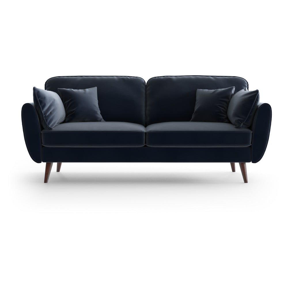 Canapea din catifea My Pop Design Auteuil, albastru închis bonami.ro imagine 2022
