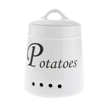 Recipient din ceramică pentru cartofi dakls, 4120 ml, alb