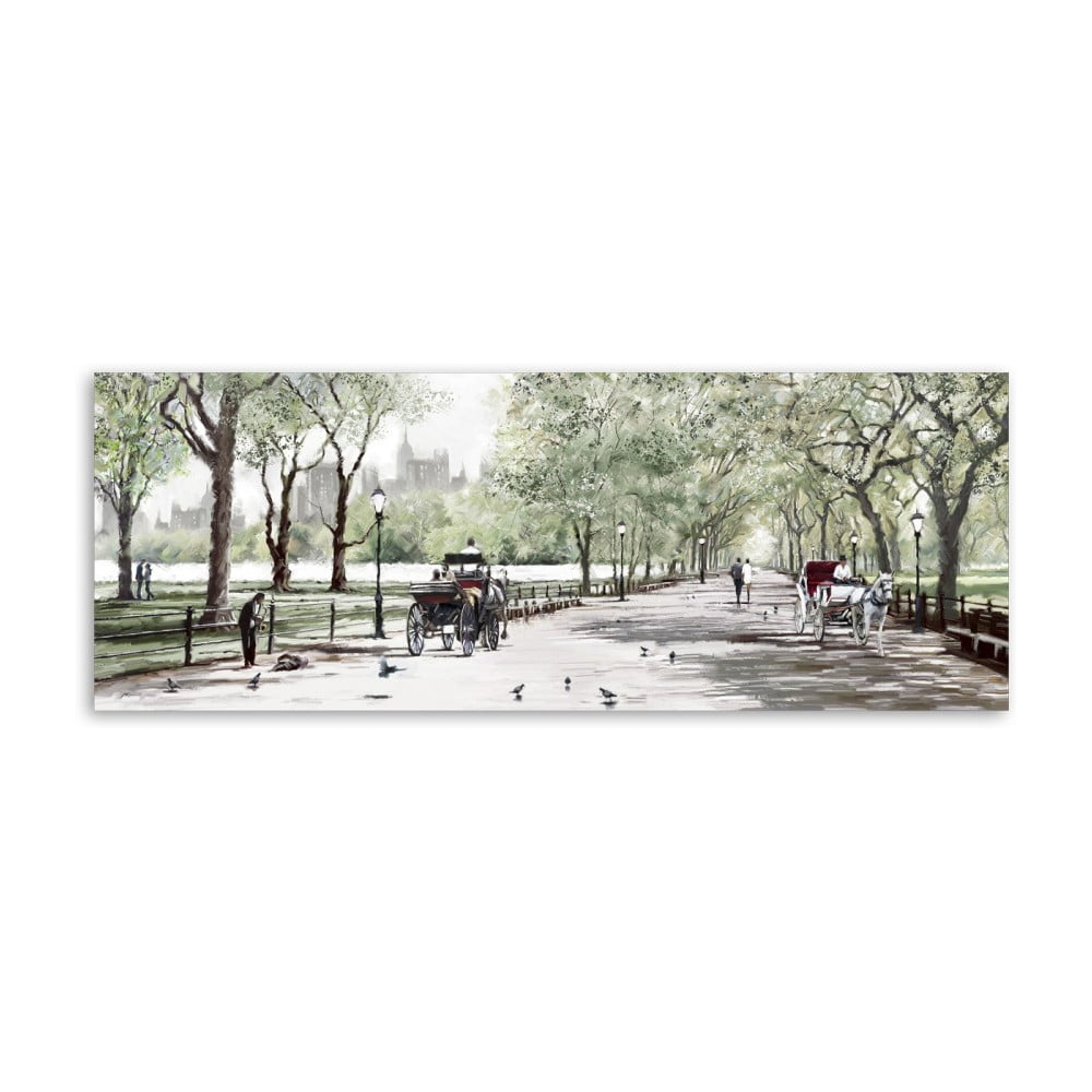 Tablou Styler Canvas Watercolor Central Park II, 60 x 150 cm bonami.ro imagine 2022
