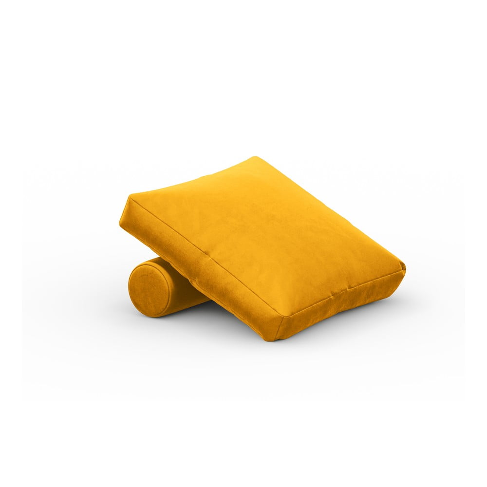Pernă pentru canapea modulară galbenă cu tapițerie din catifea Rome Velvet – Cosmopolitan Design bonami.ro