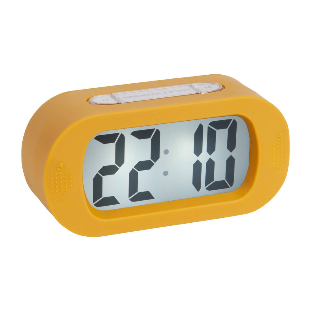 Ceas cauciucat cu alarmă Karlsson Gummy, galben bonami.ro imagine 2022