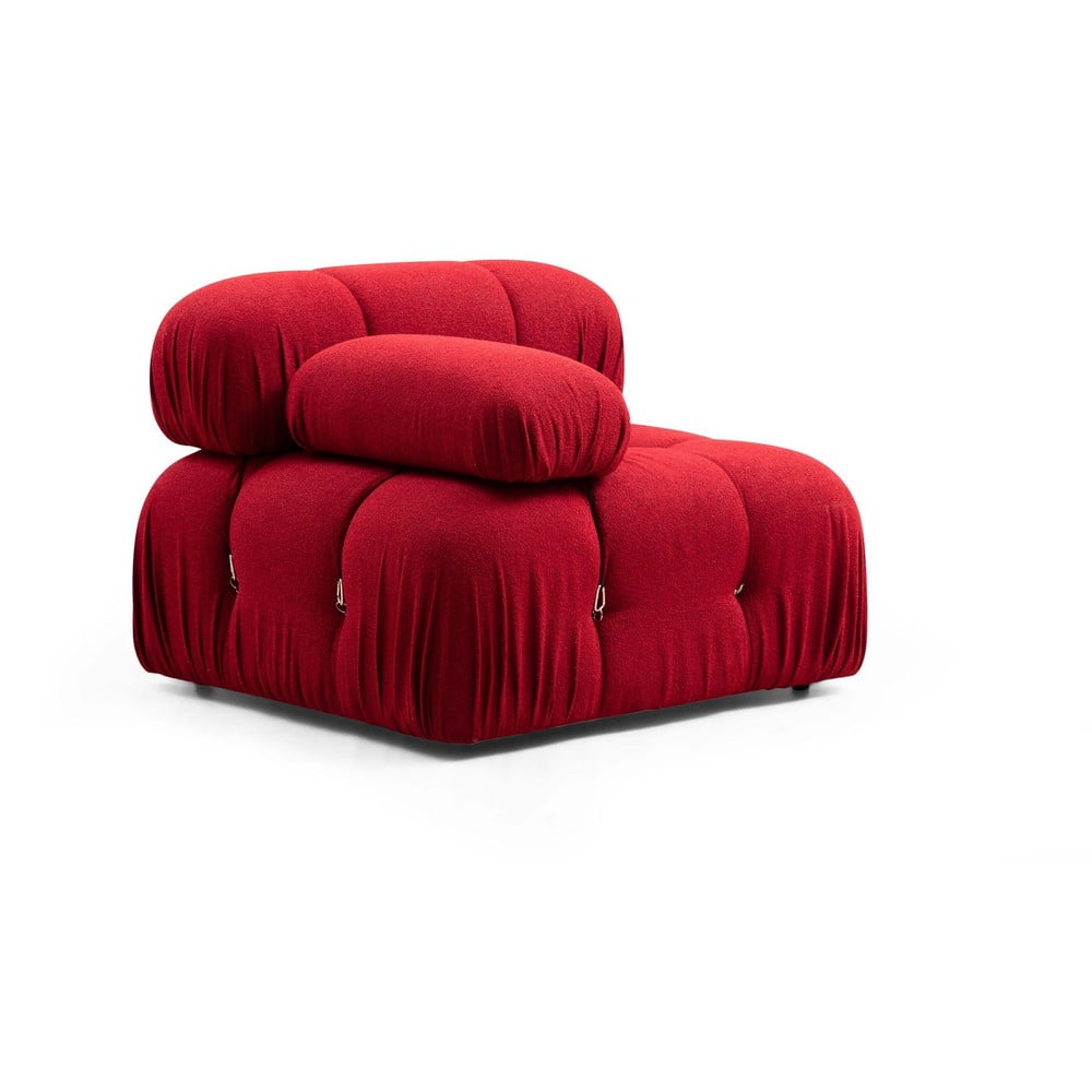 Modul pentru canapea roșu (cu colțar pe partea stângă ) Bubble – Balcab Home
