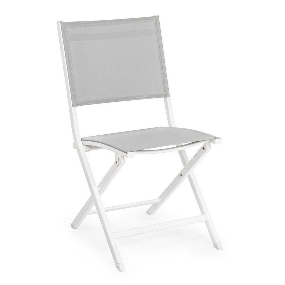 Scaun de grădină alb din metal Elin – Bizzotto