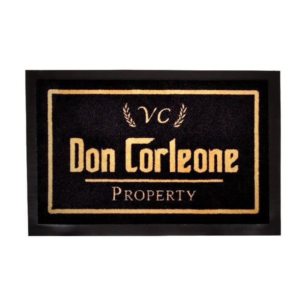 Covoraș intrare Hanse Home Don Corleone, 40 x 60 cm, negru