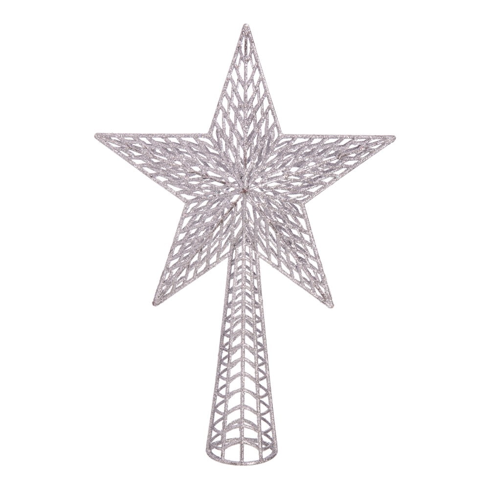 Vârf argintiu pentru pomul de Crăciun Casa Selección, ø 25 cm