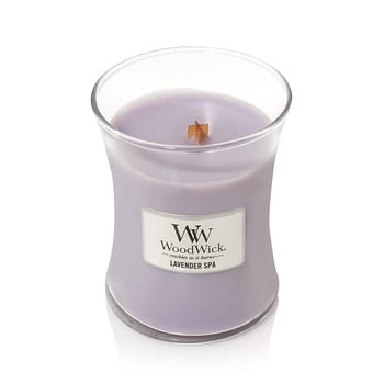 Lumânare parfumată woodwick lavandă, 55 ore