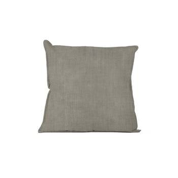 Pernă linen couture, 45 x 45 cm, gri
