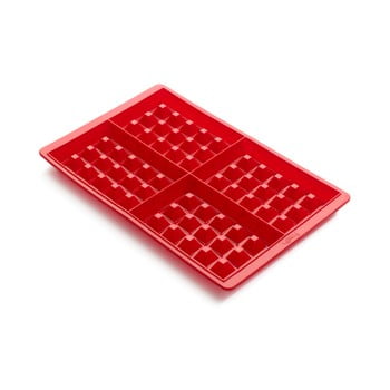 Formă din silicon pentru wafle lékué, roșu