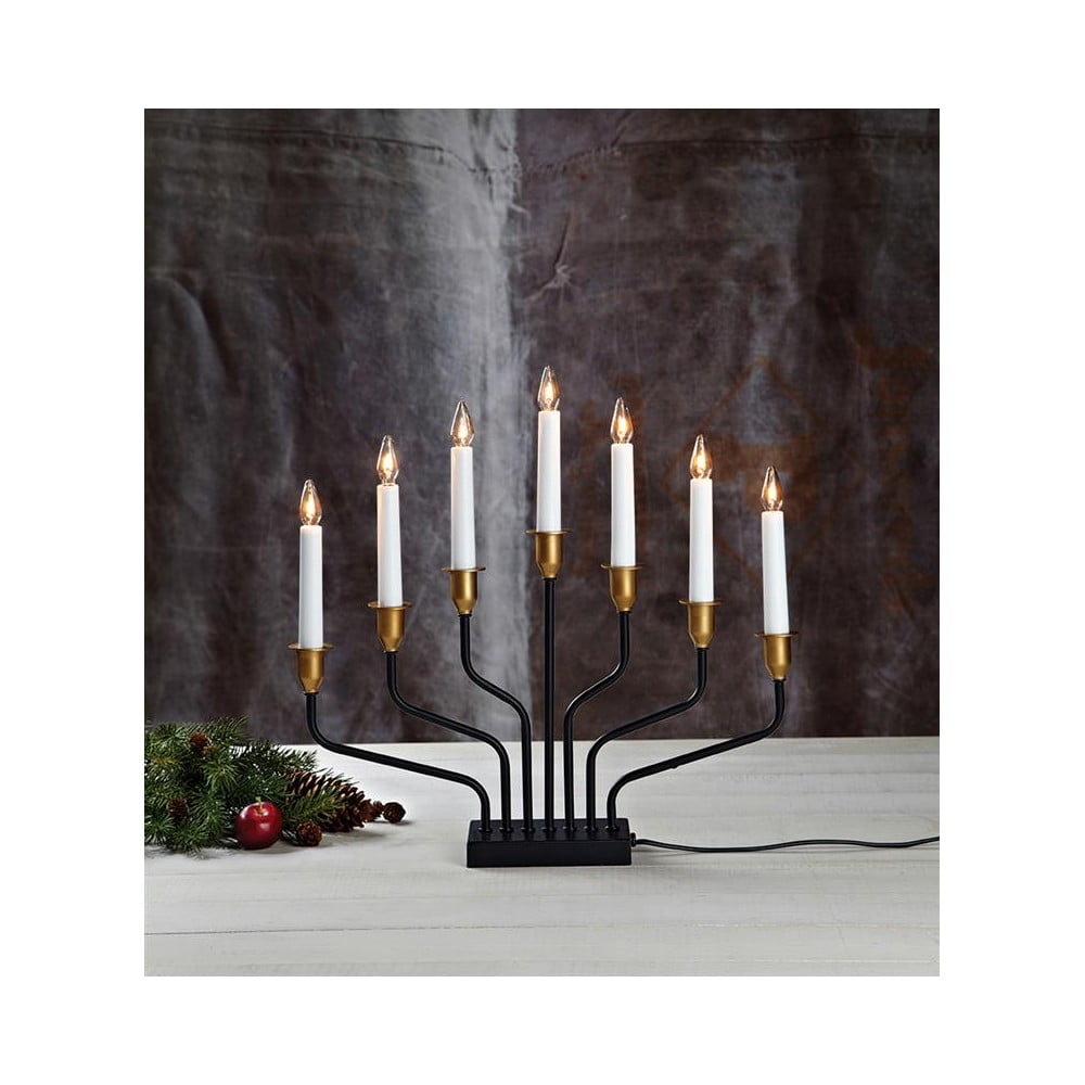  Decorațiune luminoasă neagră cu model de Crăciun Brosa – Markslöjd 