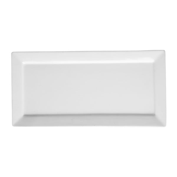 Farfurie din porțelan Price & Kensington Simplicity, 36 x 17,5 cm, alb