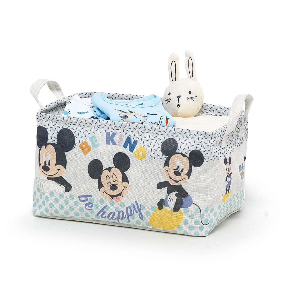 Cutie de depozitare din material textil pentru copii Domopak Disney Mickey, 32 x 23 x 19 cm bonami.ro imagine 2022