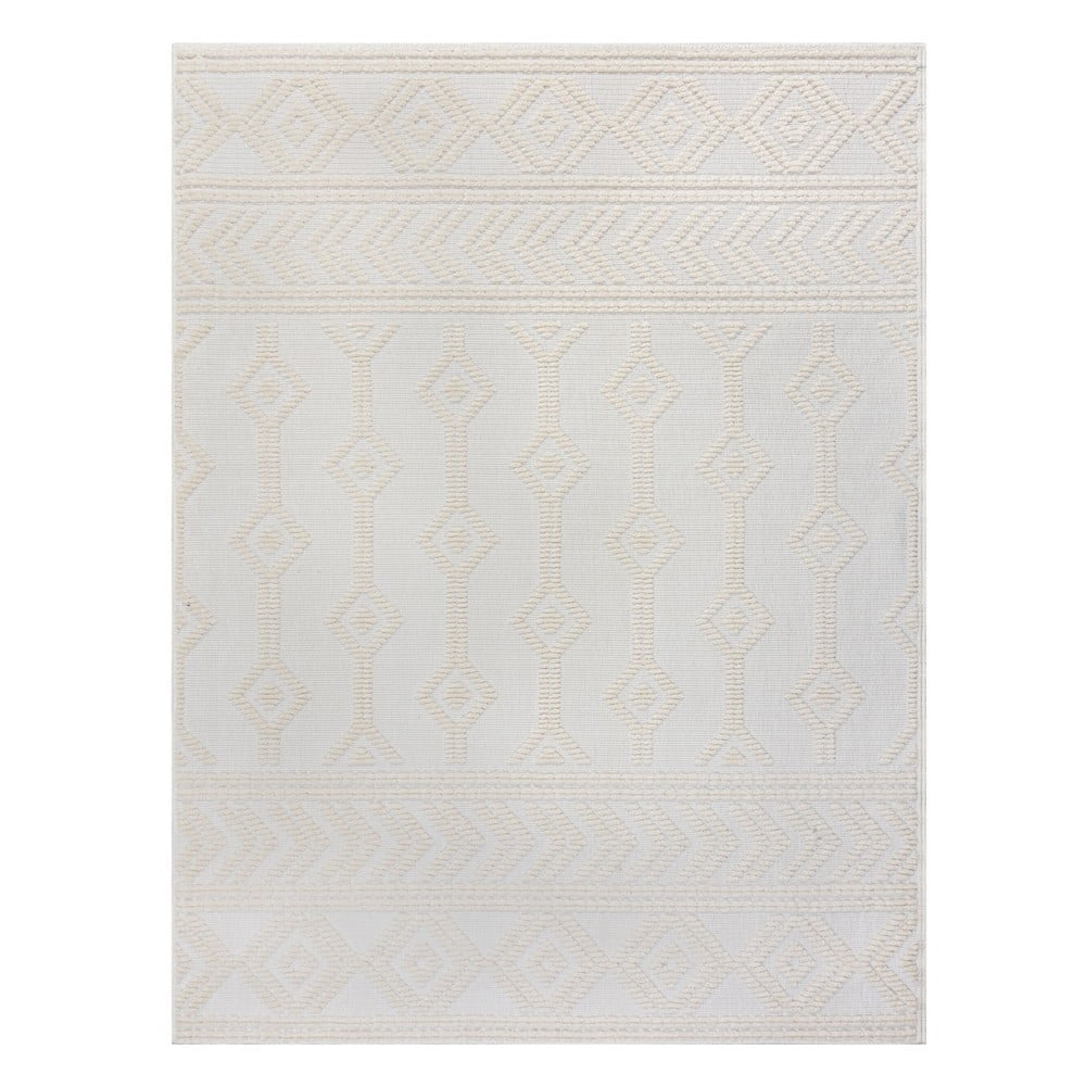 Covor crem din chenilă 80x160 cm Shyla – Flair Rugs