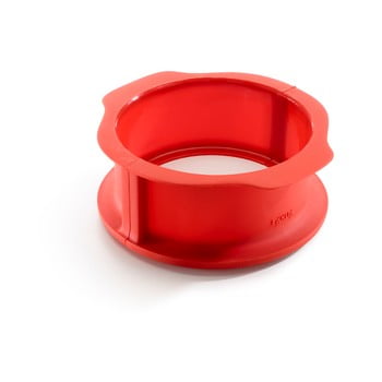 Formă din silicon pentru tort lékué, ⌀ 15 cm, roșu